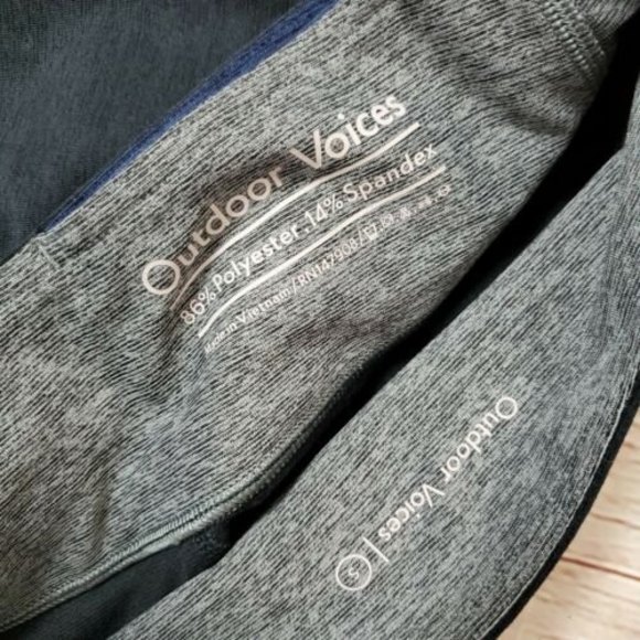 Outdoor Voices 7/8 Springs Leggings Womens S Compression Mid Rise Yoga Gym Pants - Picture 8 of 12